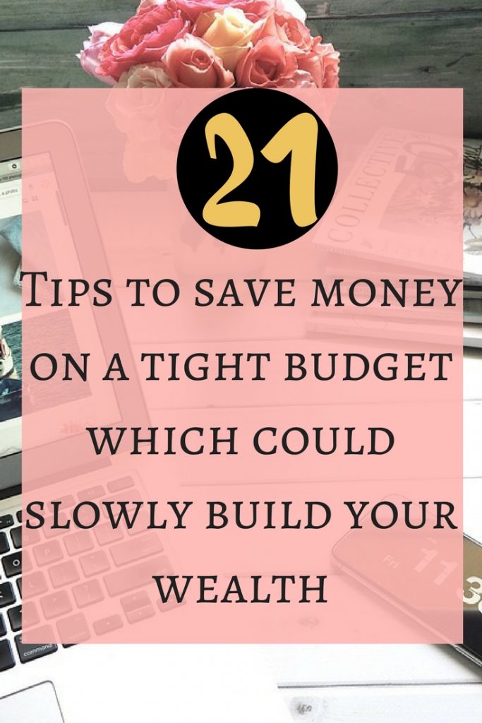 Saving money on tight budget is hard but can be done with little changes and determination.
