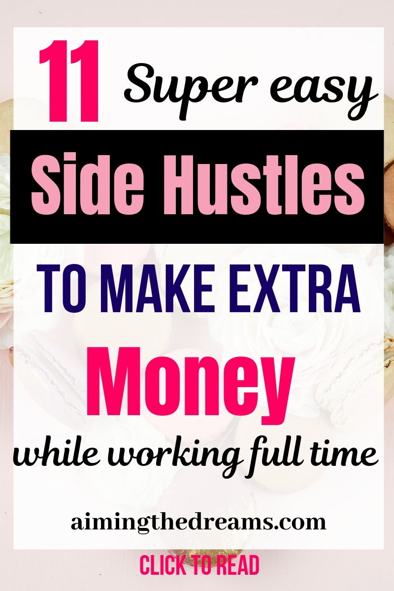 11 side hustles to earn money as stay at home mum. Earn money with these side hustles along with your full time job.