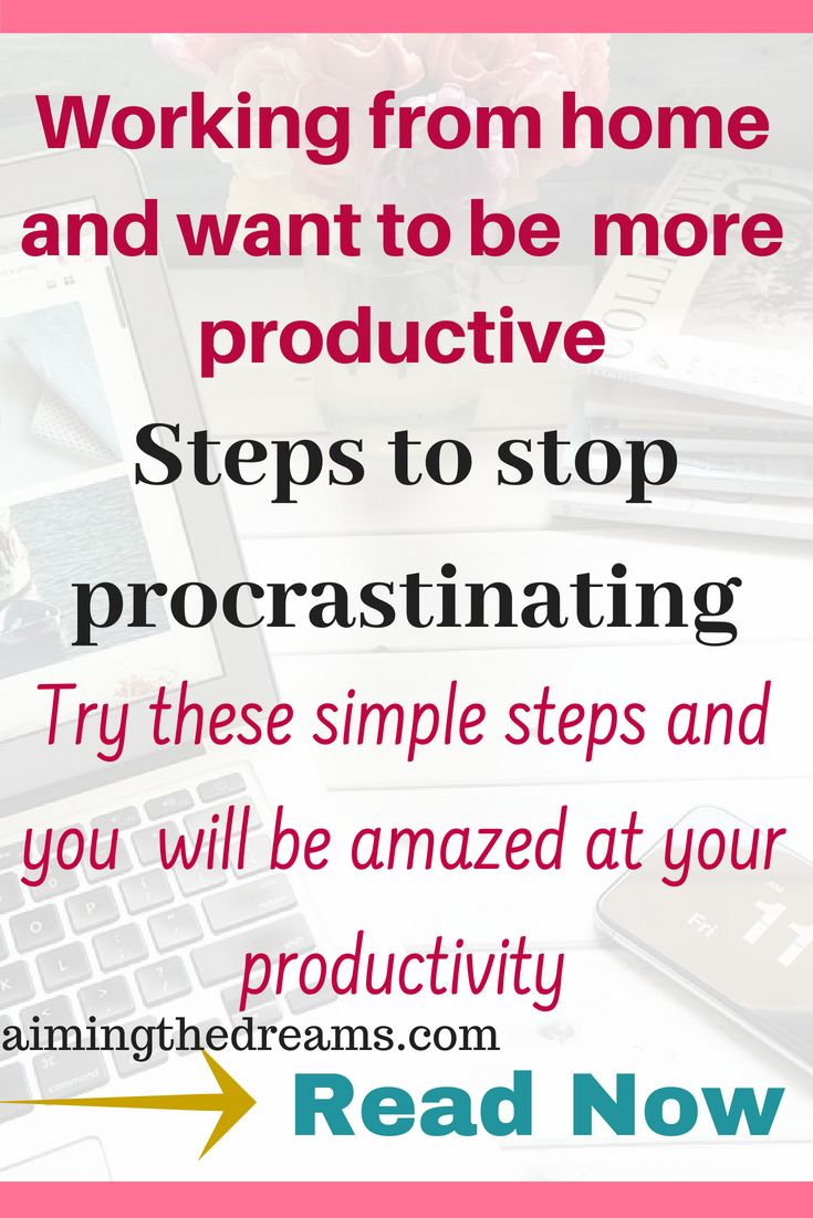 Procrastination makes you lazy and diminishes your energy required to take action. You want to be perfect before starting your task which wastes your time because you never become perfect without actually taking action.