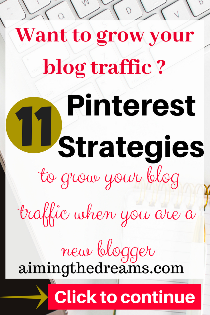 Pinterest strayegies help in grpowing your #blog #traffic when starting out as a new #blogger