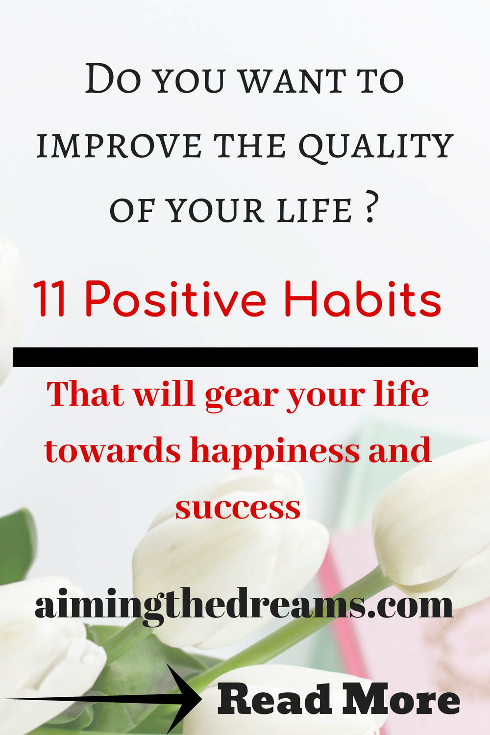 Positive habits are required for a positive and happy life. Little changes in improving our lives make life a success. Also positive life gives motivation to live life fully and happily.t