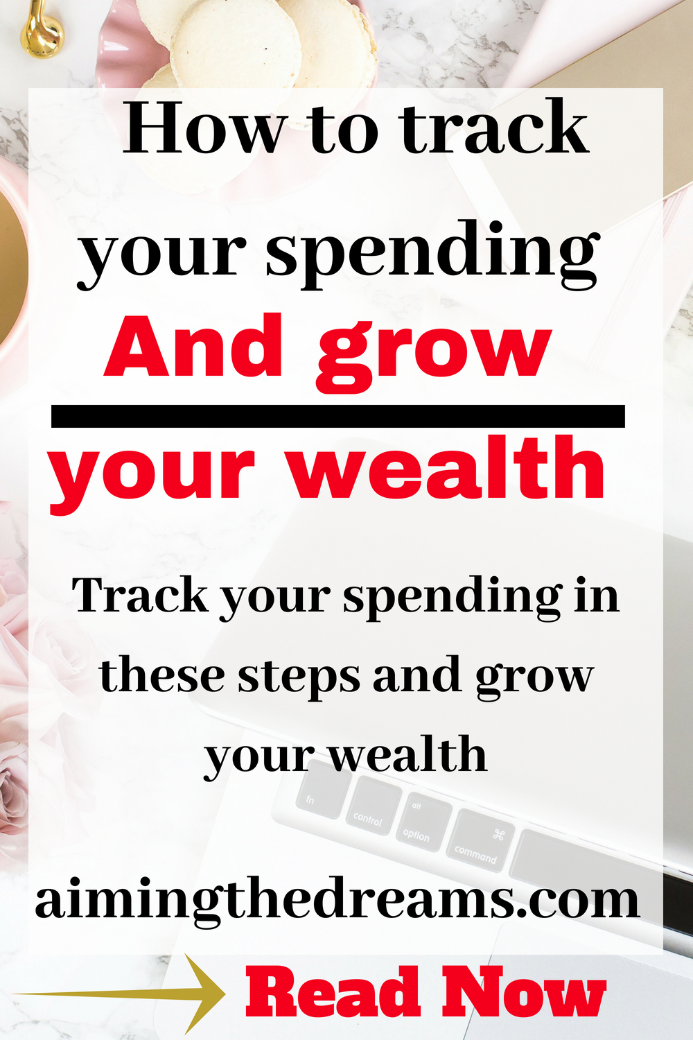 Grow your wealth by tracking your spending. Saving money becomes easy after you know here you are spending your money. 