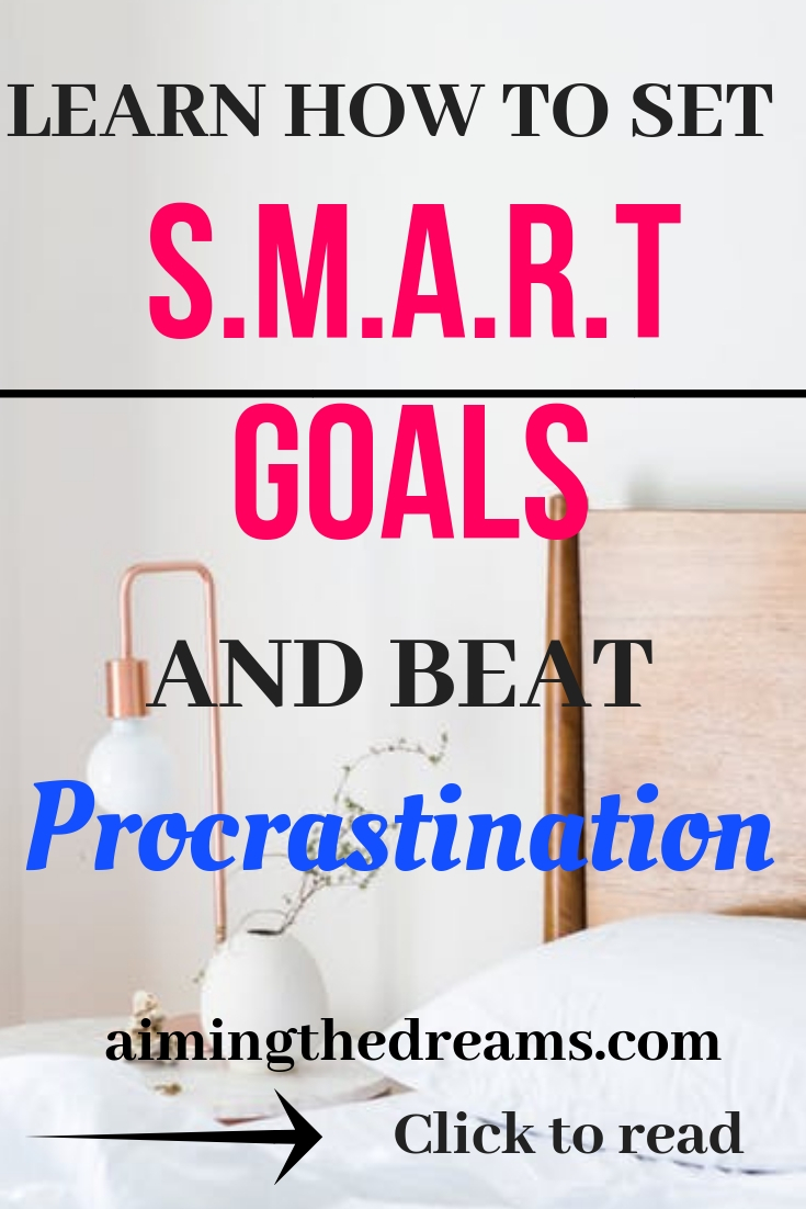 #Ideas to #set #SMART #goals to #beat #procrastination and be #productive to start any business.Click to read.