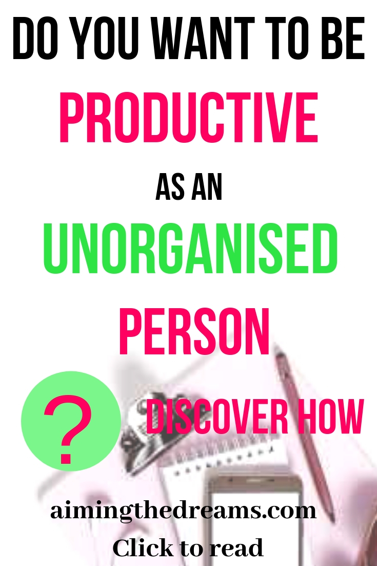 #Discover #ideas and #tips to become a #productive #person if you are little messy.