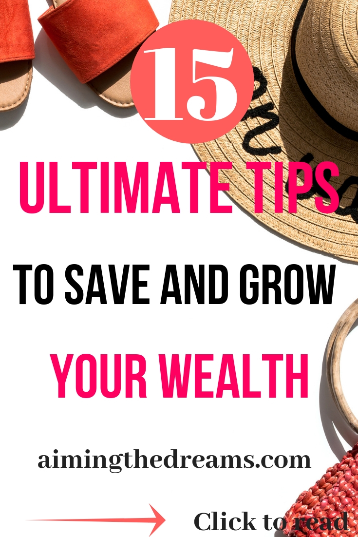 Tips on how to build and grow wealth. Simple changes and actions taken will makes a big difference in your finances. Click to read.
