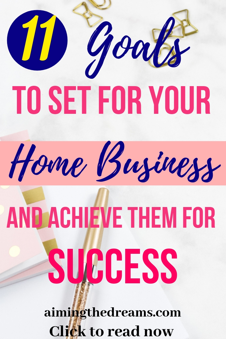 Goals to set for your home business and achieve them for success. Click to read.