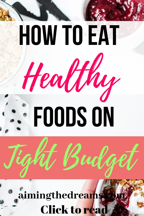 How to eat healthy foods on very tight budget and stay healthy without worrying about money.