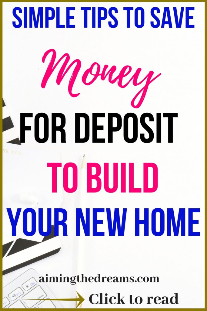 Simple tips to save for deposit for down payment for home loan to build the house of dreams. Click to read. 