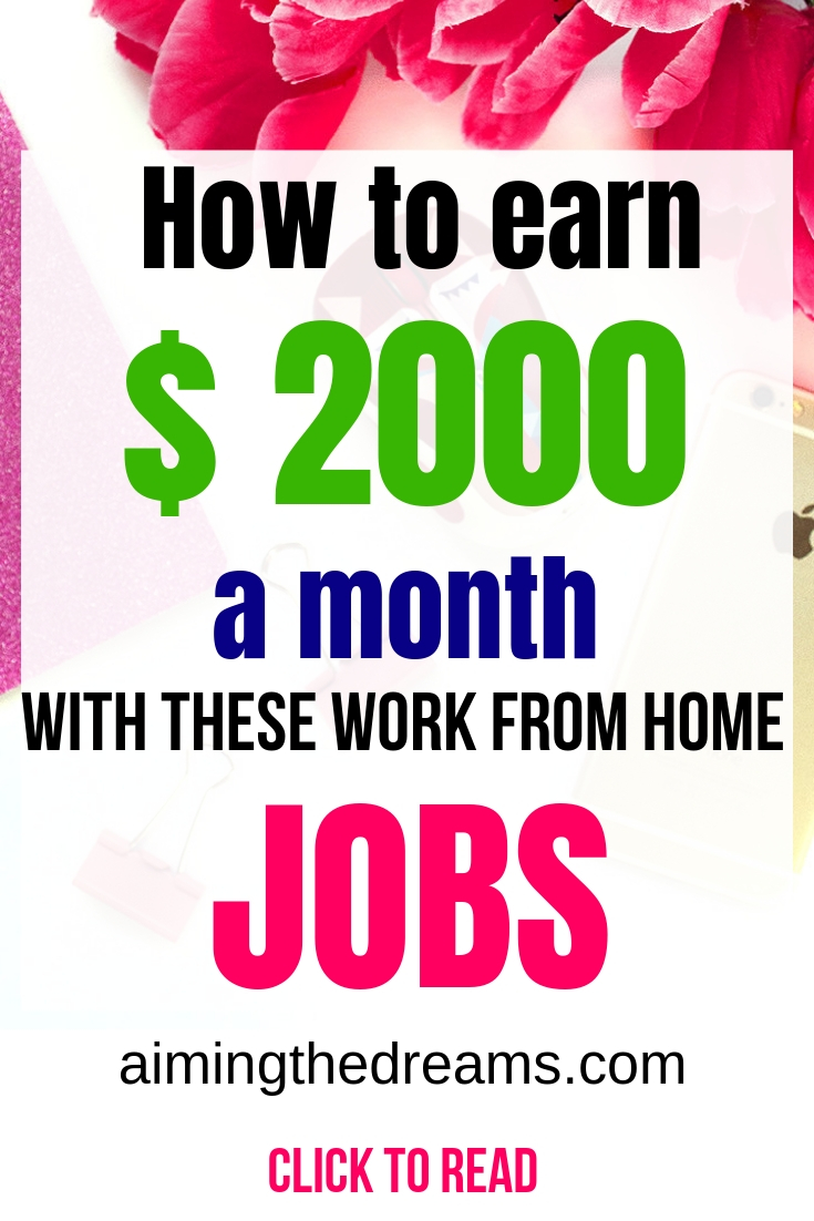 How to earn money with work from home jobs. Increase your income this year with these side hustles.