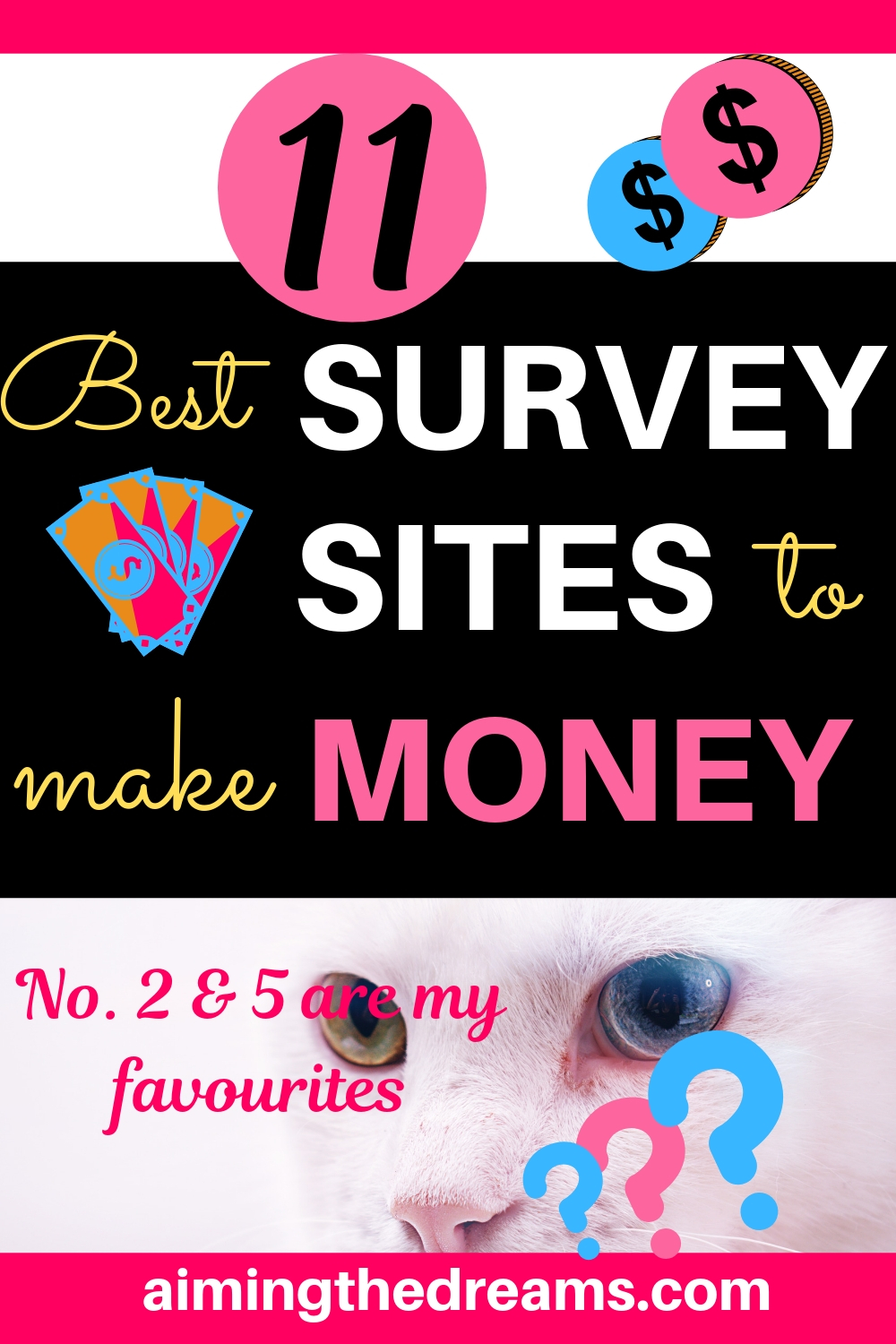 11 best survey sites to make money and earn income online as side hustle. 
