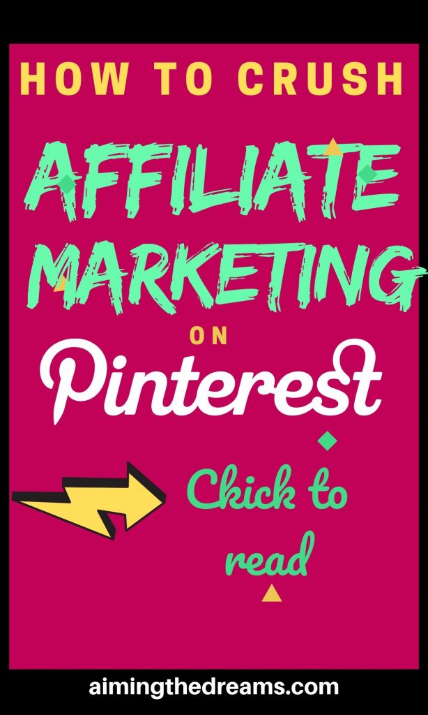 how to make money on Pinterest without a blog with affiliate marketing