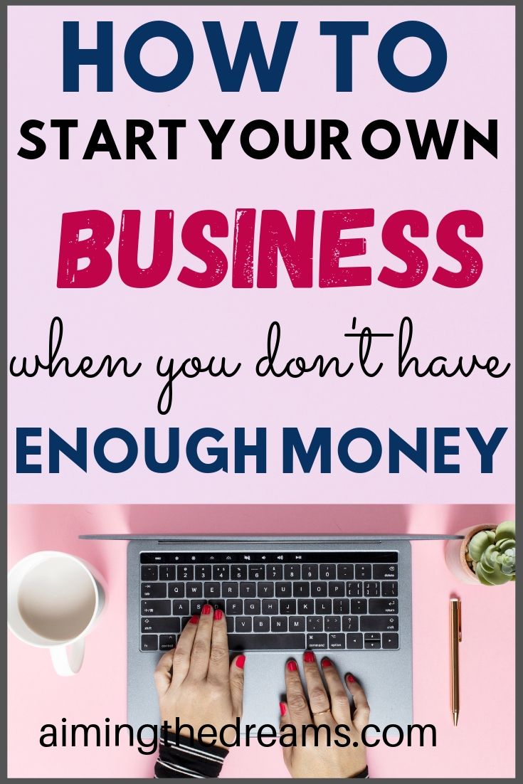 How to start your own business with less money and work from home with side hustles.