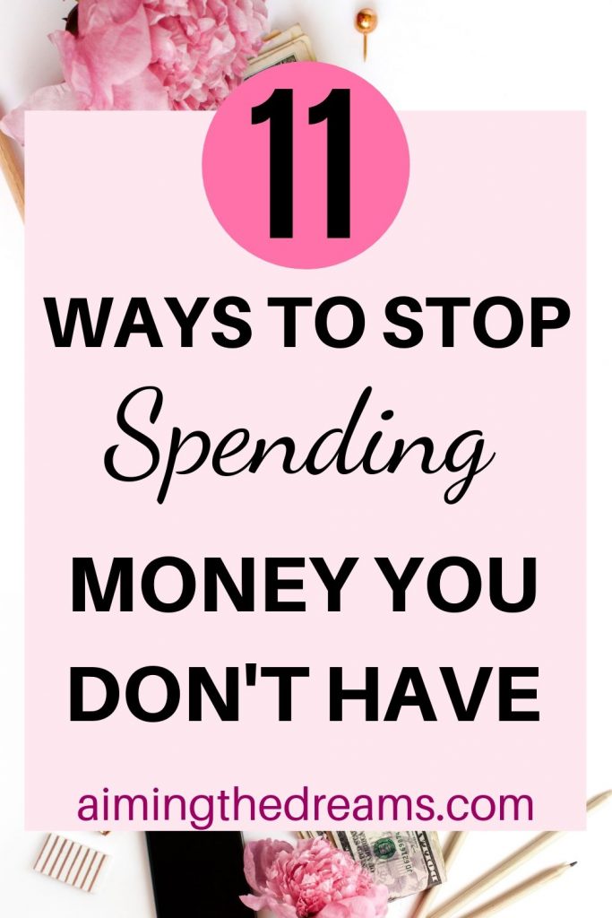 How to stop spending money you don't have