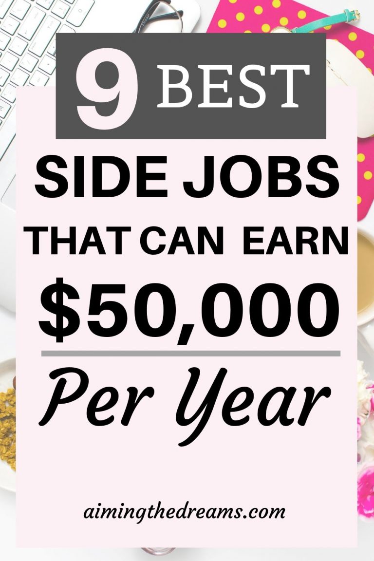 9 side jobs to earn $50,000 a year working from home - Aimingthedreams