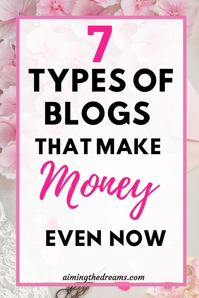 types of blogs that make money even now