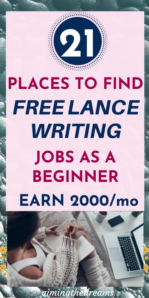 How to find freelance writing jobs as a beginner