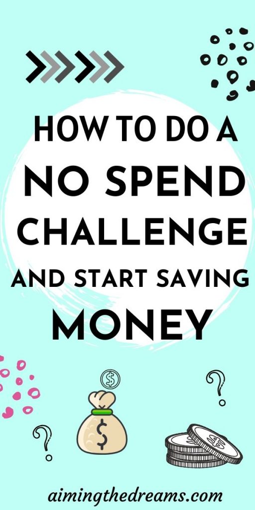 How to do a no spend challenge and start frugal living journey