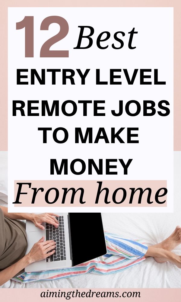 Entry level remote jobs