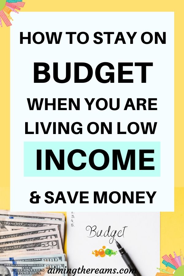 how to stay on budget and save money