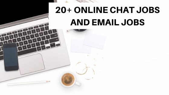 work at home online chat jobs