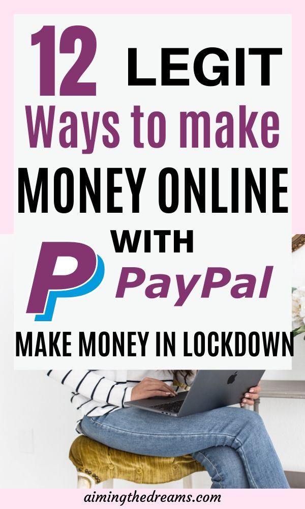 Make money online with Paypal while sitting at home