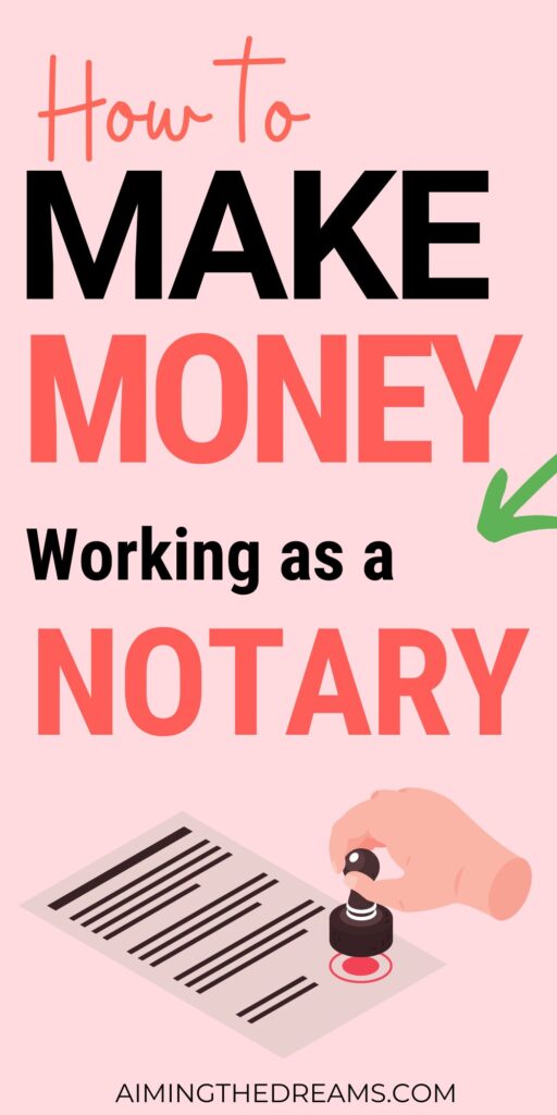how to make money as a notary