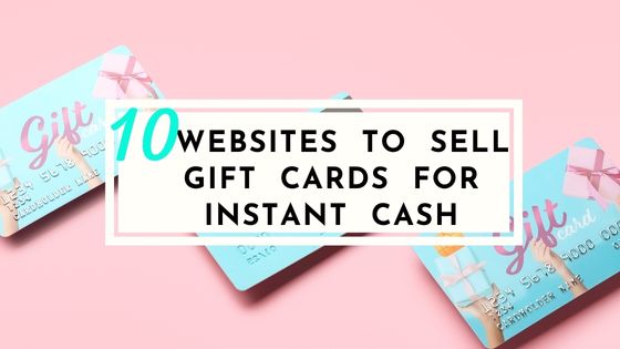 Sell gift cards online for cash