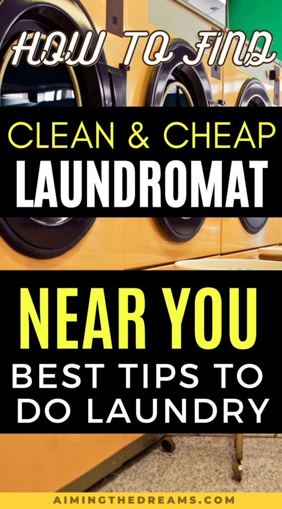 How to find clean and cheap  laundromat near me