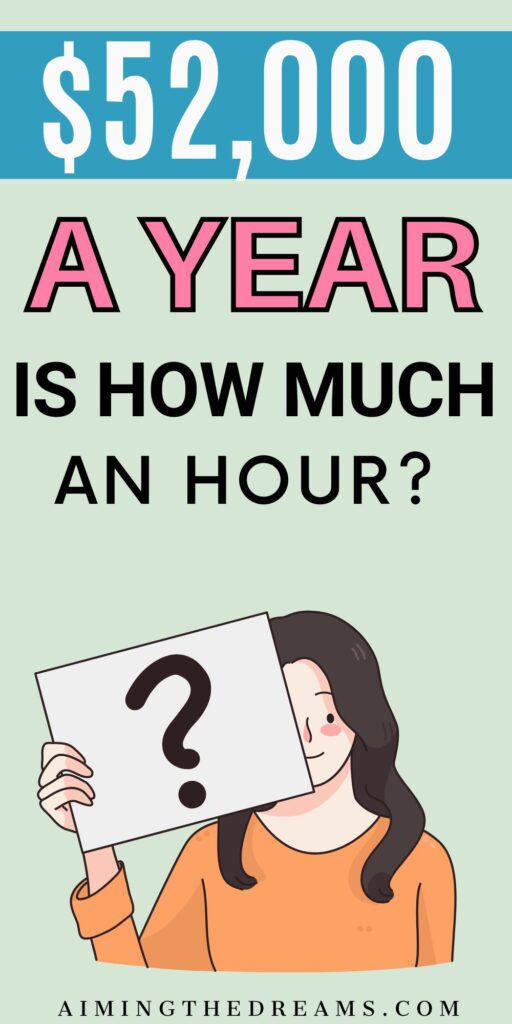 $52,000 a Year is How Much an Hour