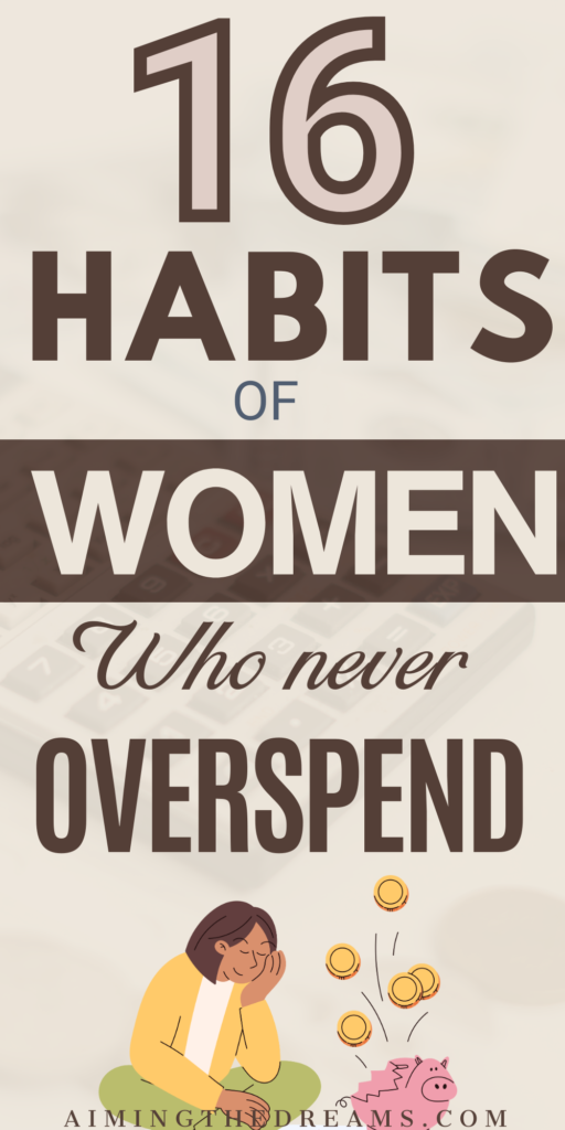 women who never overspend