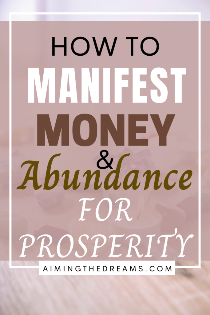 Manifest more money