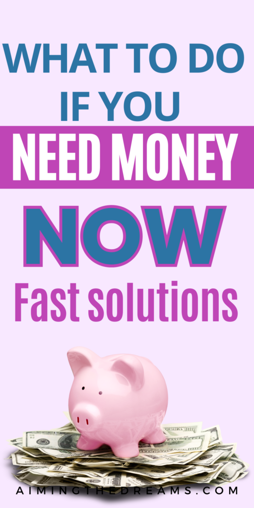 What to do if you need money Now. These solutions will help you come out of the situation.