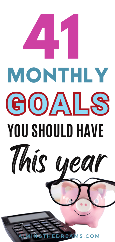 Set yourself up for success this New Year with 41 monthly goal ideas. From health and fitness to career growth, these goals will help you stay on track and motivated all year long.