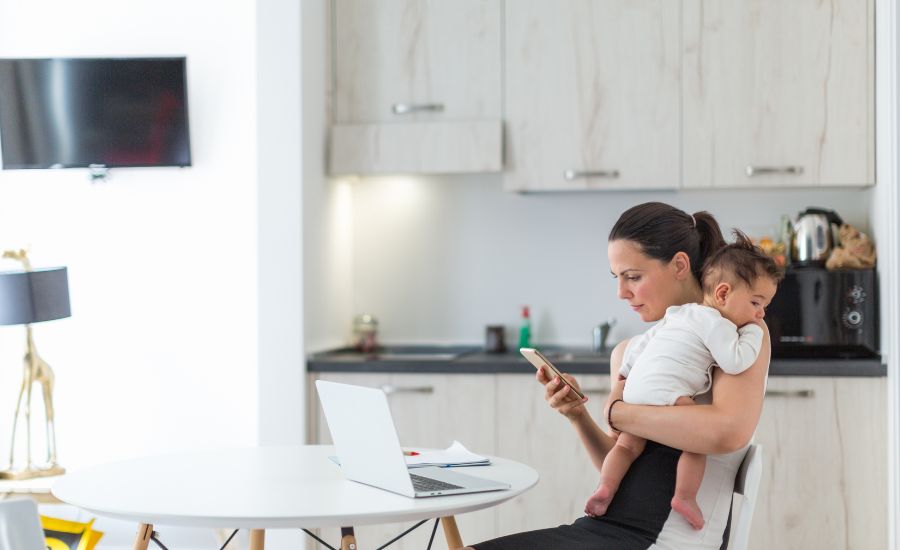 Self employed work ideas for moms