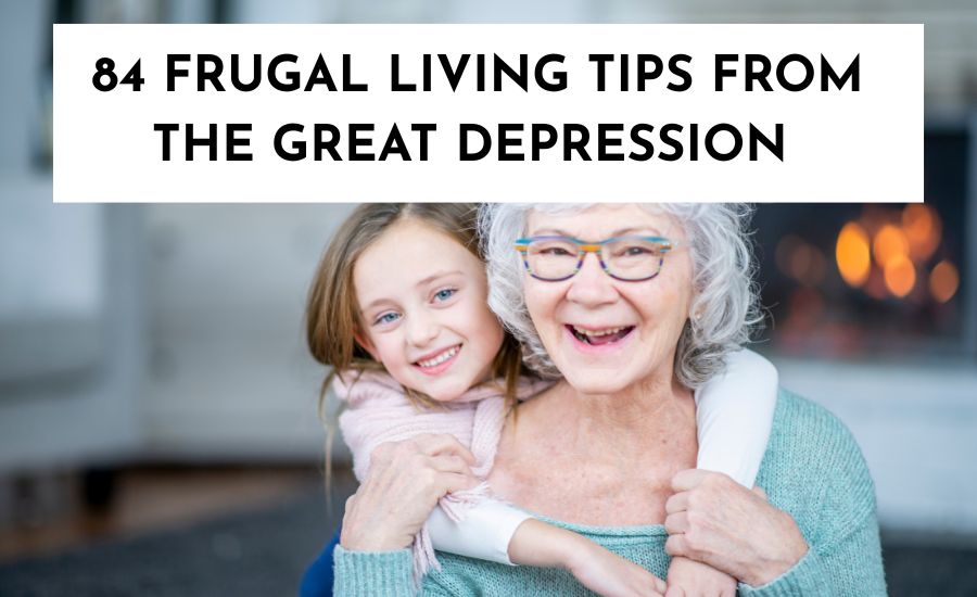 frugal living tips from great depression