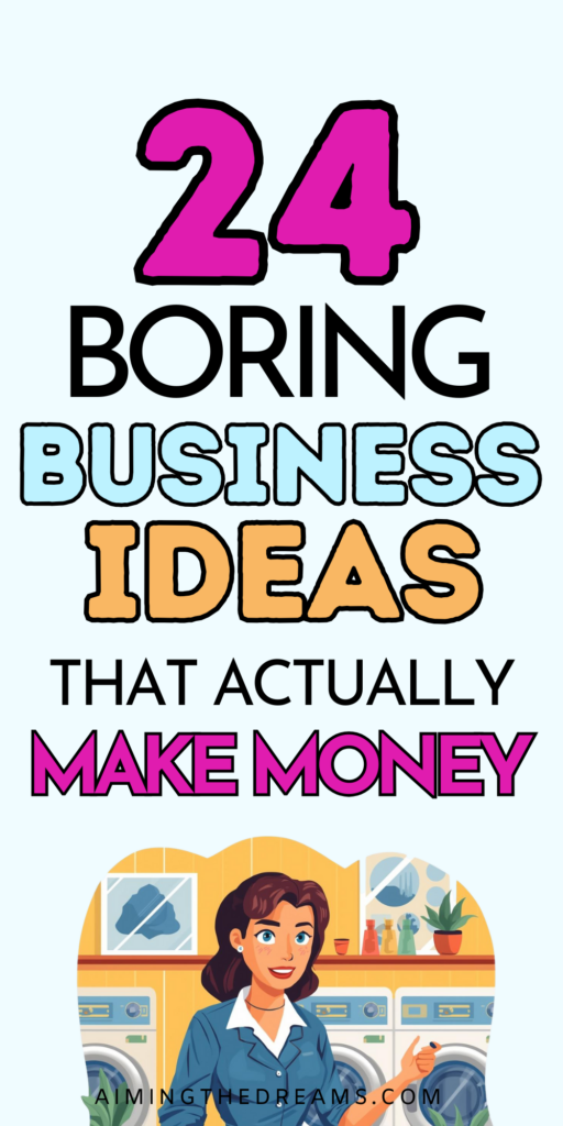These boring business ideas may not be flashy, but they generate steady income year after year. Learn about low-risk businesses, simple service-based ideas, and practical side hustles that actually make money. Perfect for anyone searching for profitable business ideas, passive income concepts, and realistic ways to build wealth without chasing trends.