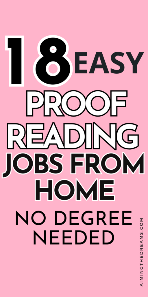 Looking for proofreading jobs from home with no experience? This list of beginner-friendly remote jobs shows real ways to start earning online. Discover flexible work from home jobs, legit side hustles, and entry level proofreading gigs you can start today. Perfect for stay at home moms, students, or anyone wanting to make money online without experience or a degree needed.
