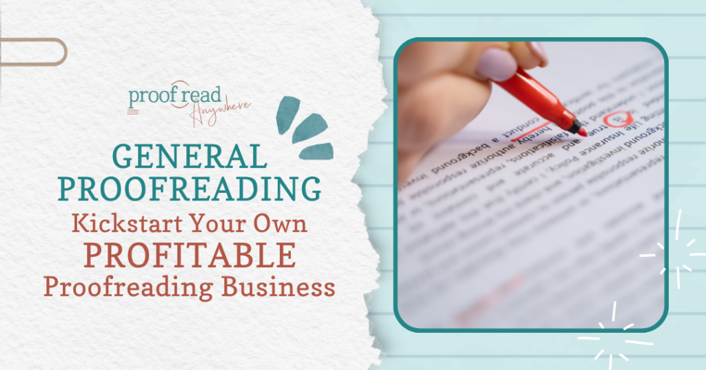 General proofreading