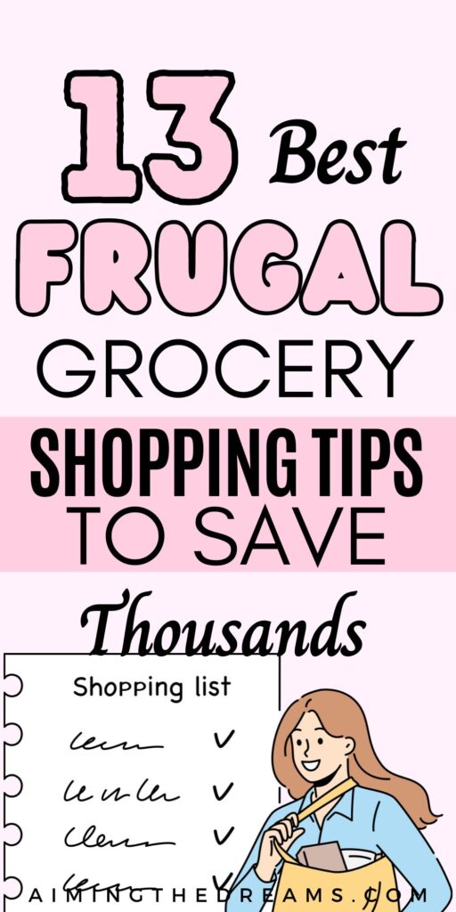 Want to cut your grocery bill without sacrificing quality? These frugal grocery shopping tips will help you spend less, avoid impulse purchases, and make every dollar count. Learn smart budgeting strategies, meal planning ideas, and money-saving habits that can save hundreds each year. Perfect for anyone interested in frugal living, budgeting, and saving money.